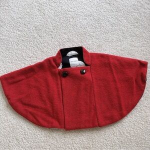Sousou Combed Yarn Square Neck Poncho 0-3Y